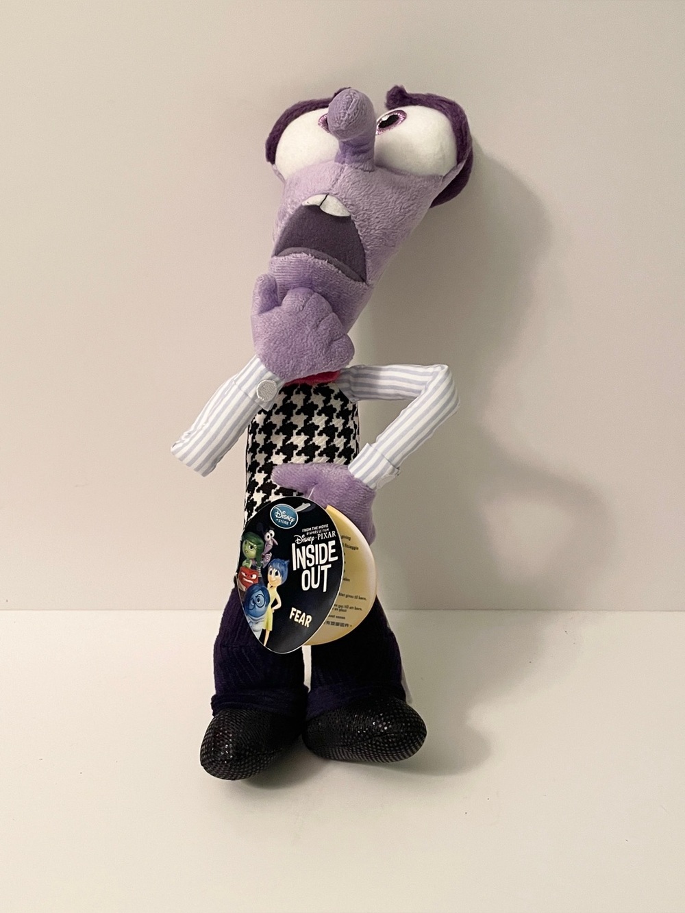 Disney Store Inside Out FEAR Plush Toy